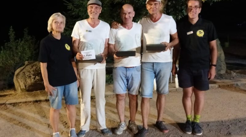 Landesmeister 2026 Triplette 55+ mit Turnierleitung