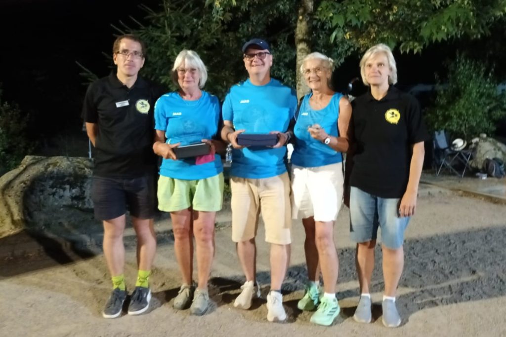 Vizelandesmeister Triplette 55+ mit Turnierleitung