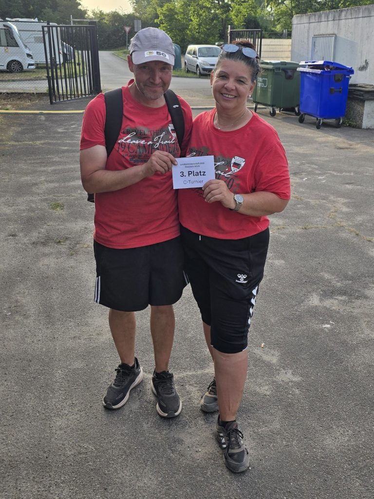 3. Platz C-Turnier: Frank Baumann / Yvonne Retter (Malsch / Käfertal)